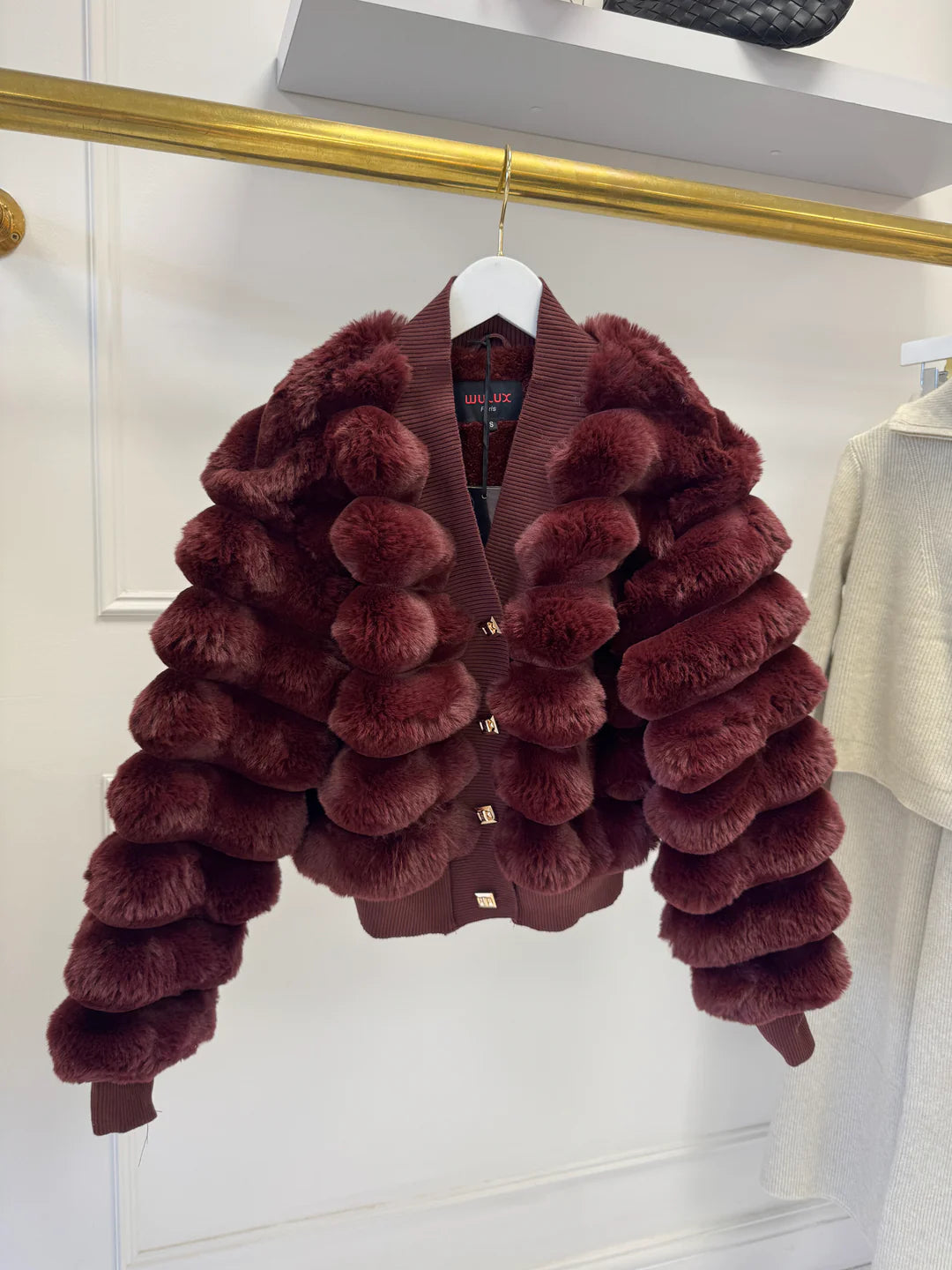 Millie faux fur Cardigan